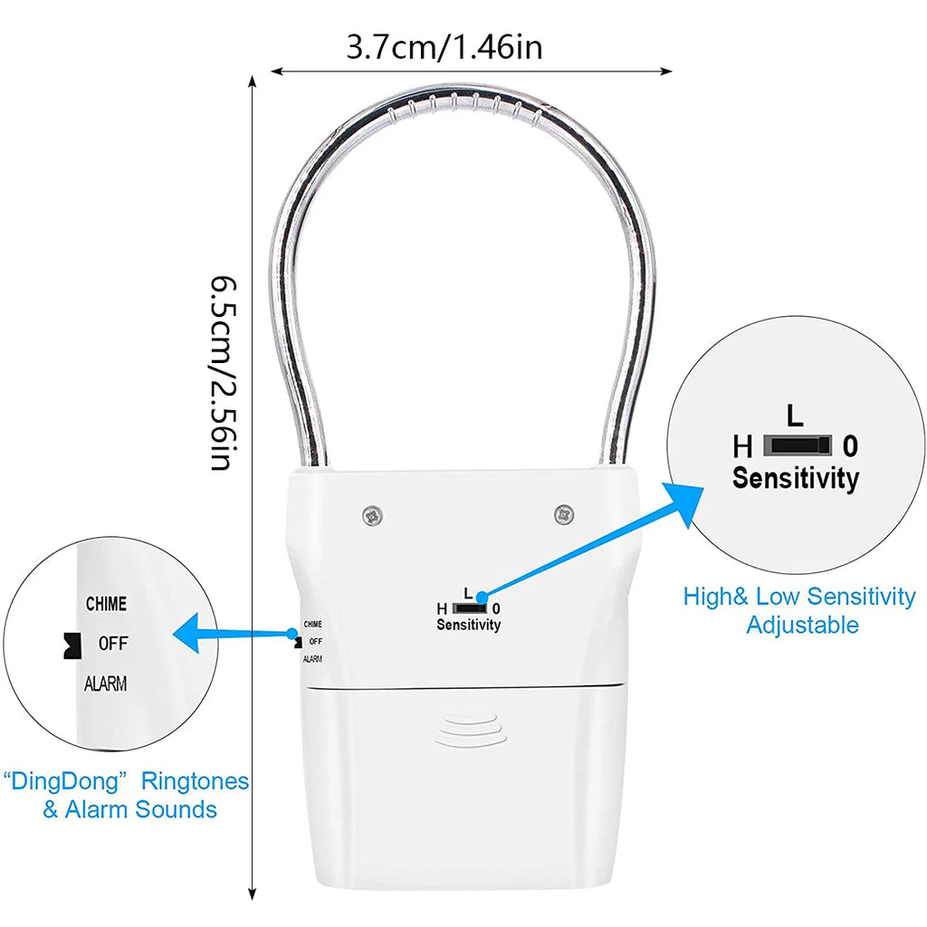 RestAssured Portable Door Handle Alarm