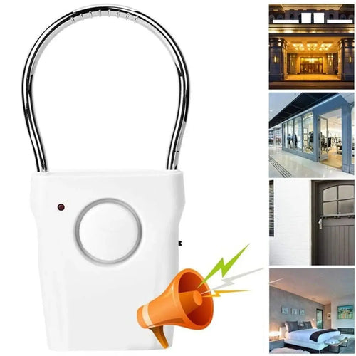 RestAssured Portable Door Handle Alarm – 110dB Personal Security Alert