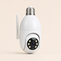 RestAssured Smart Bulb Security Camera clean product photo